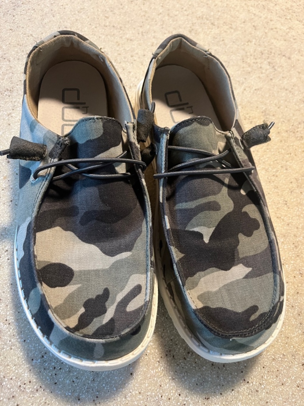Women’s camo Hey Dudes
